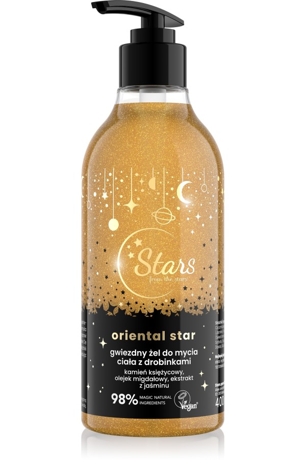 Stars from the Stars Żel do mycia ciała z drobinkami Oriental Star Gwiezdny 400ml
