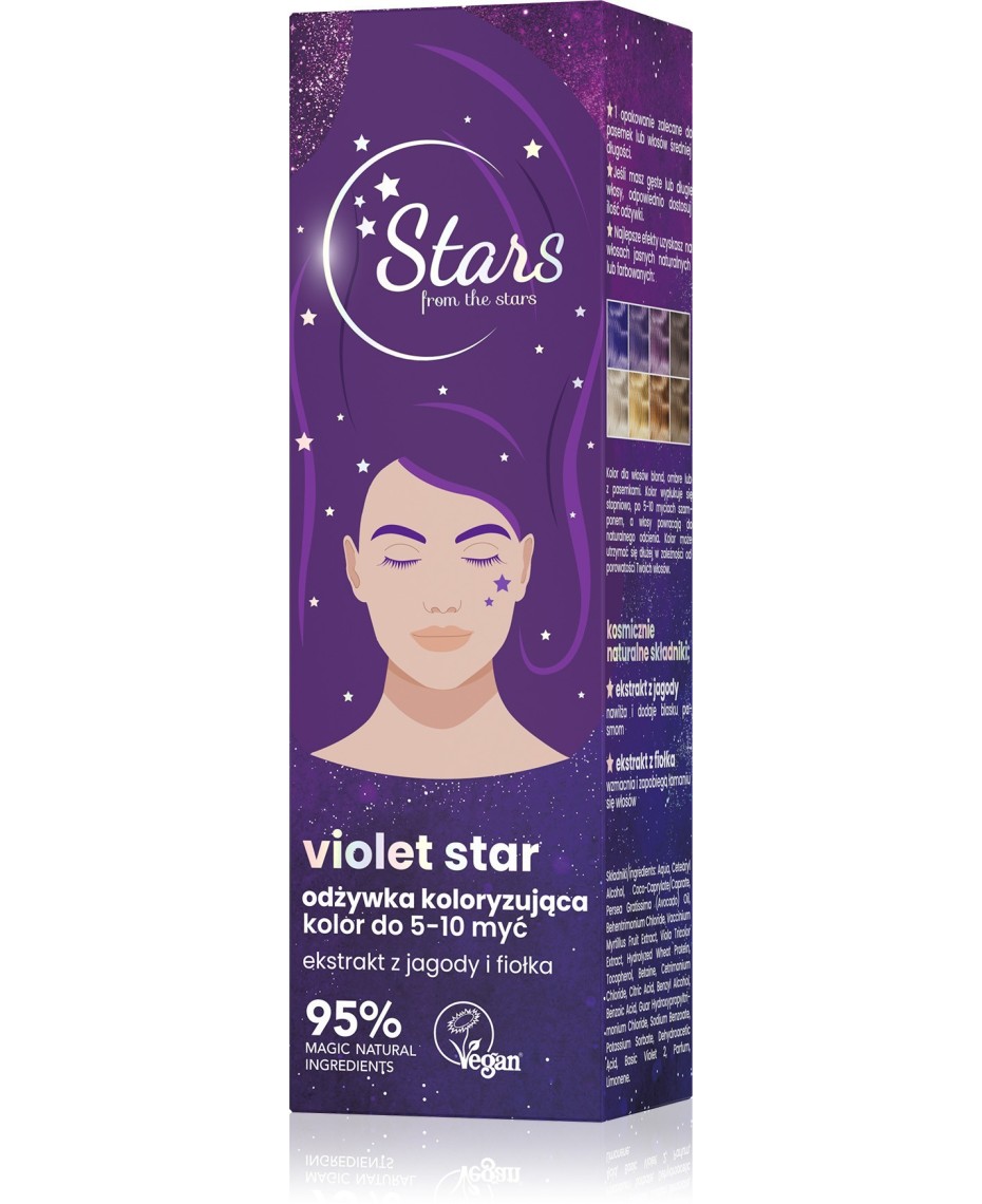 Stars from the Stars Odżywka koloryzująca VIOLET STAR 50ml