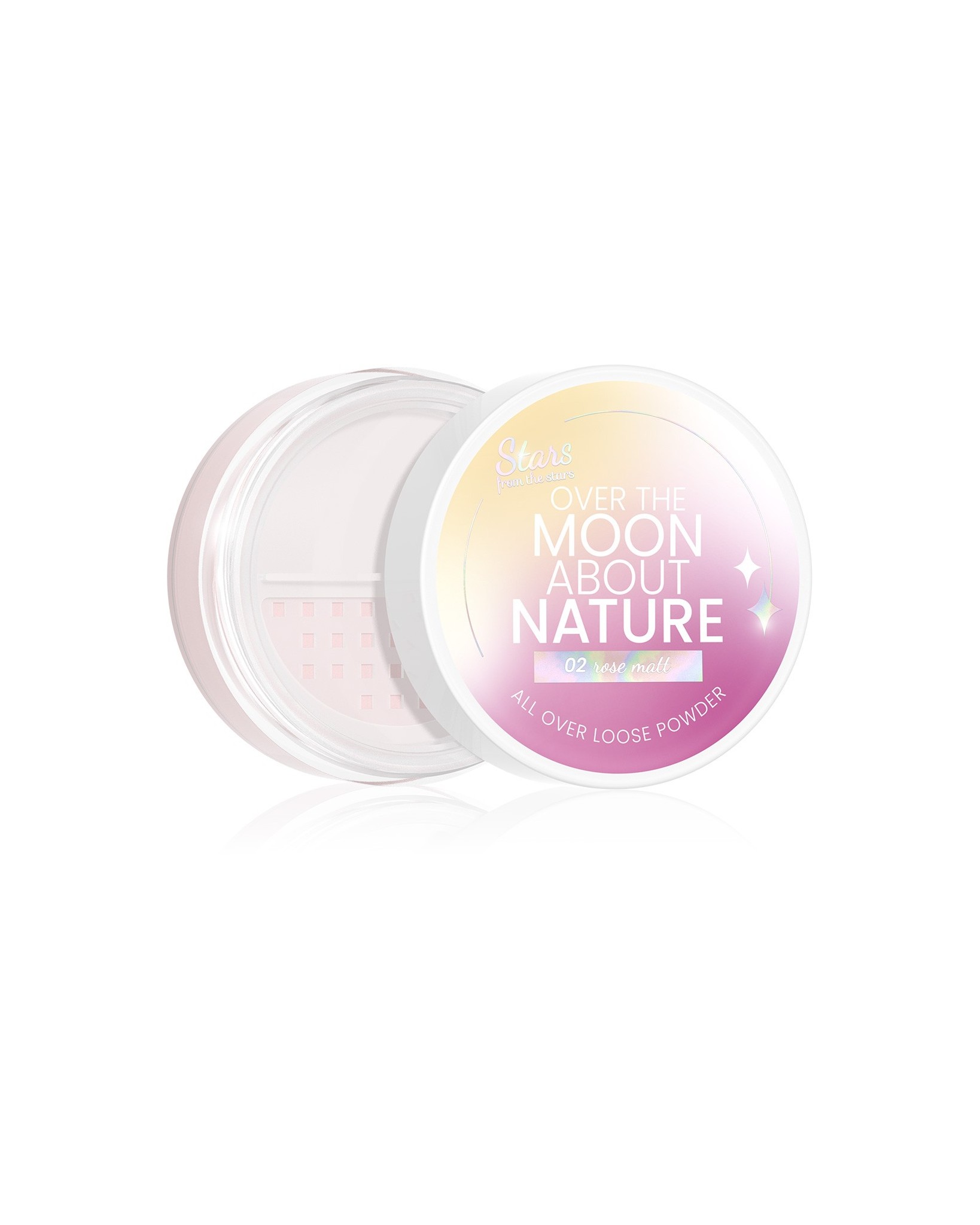 Stars from the stars OVER THE MOON ABOUT NATURE naturalny puder sypki do twarzy i oczu 02 Rosy Matt, 10g
