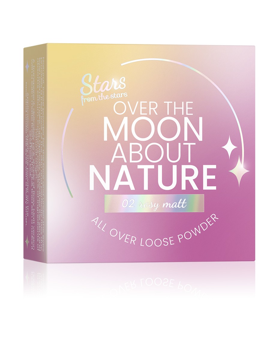Stars from the stars OVER THE MOON ABOUT NATURE naturalny puder sypki do twarzy i oczu 02 Rosy Matt, 10g