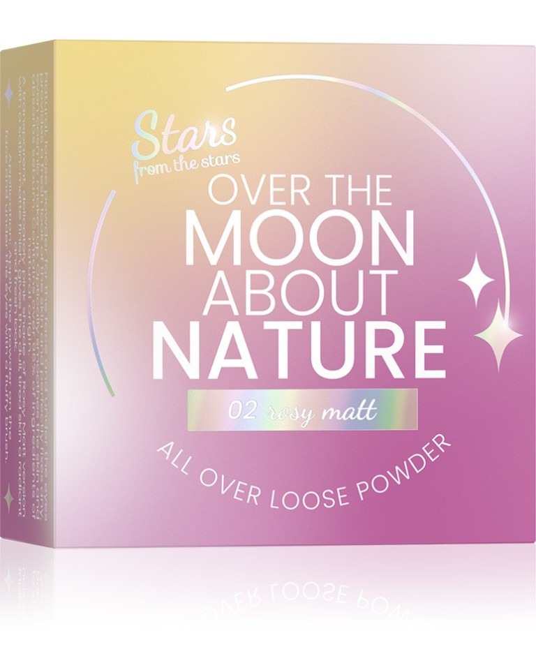 Stars from the stars OVER THE MOON ABOUT NATURE naturalny puder sypki do twarzy i oczu 02 Rosy Matt, 10g