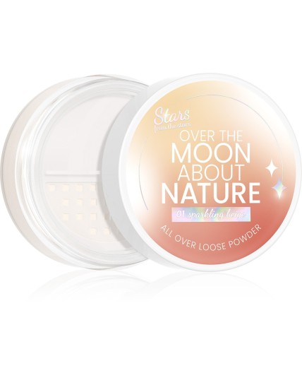 Stars from the stars OVER THE MOON ABOUT NATURE naturalny puder sypki do twarzy i oczu 01 Sparkling Beige, 10g