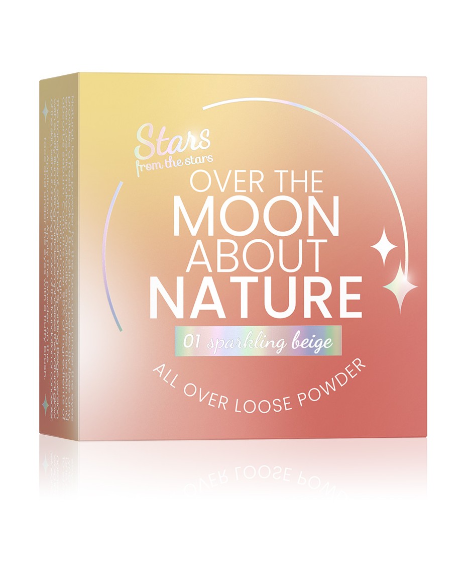 Stars from the stars OVER THE MOON ABOUT NATURE naturalny puder sypki do twarzy i oczu 01 Sparkling Beige, 10g