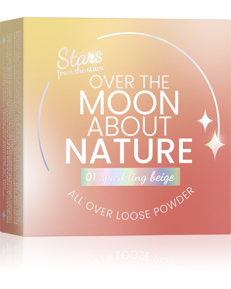 Stars from the stars OVER THE MOON ABOUT NATURE naturalny puder sypki do twarzy i oczu 01 Sparkling Beige, 10g