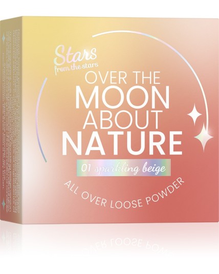 Stars from the stars OVER THE MOON ABOUT NATURE naturalny puder sypki do twarzy i oczu 01 Sparkling Beige, 10g