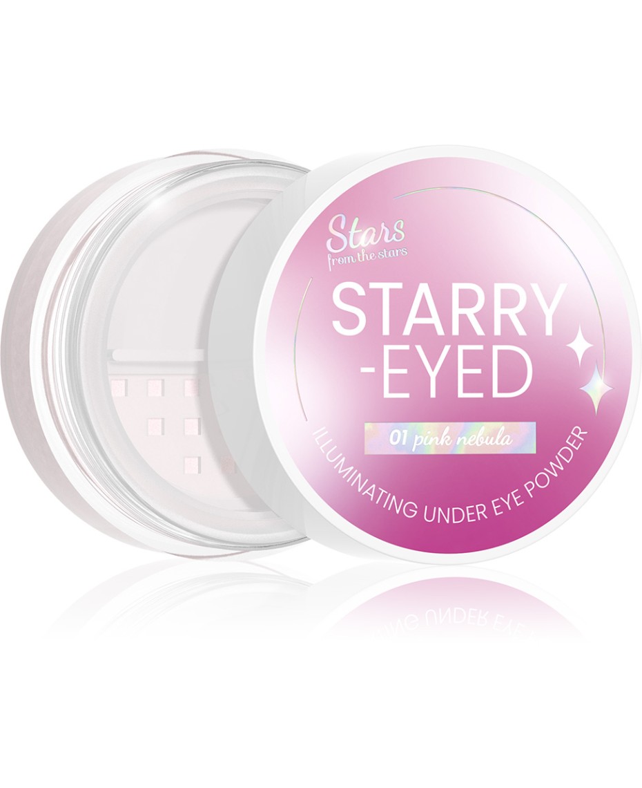 Stars from the Stars Rozświetlający puder pod oczy Starry-Eyed 01 Pink Nebula 6g
