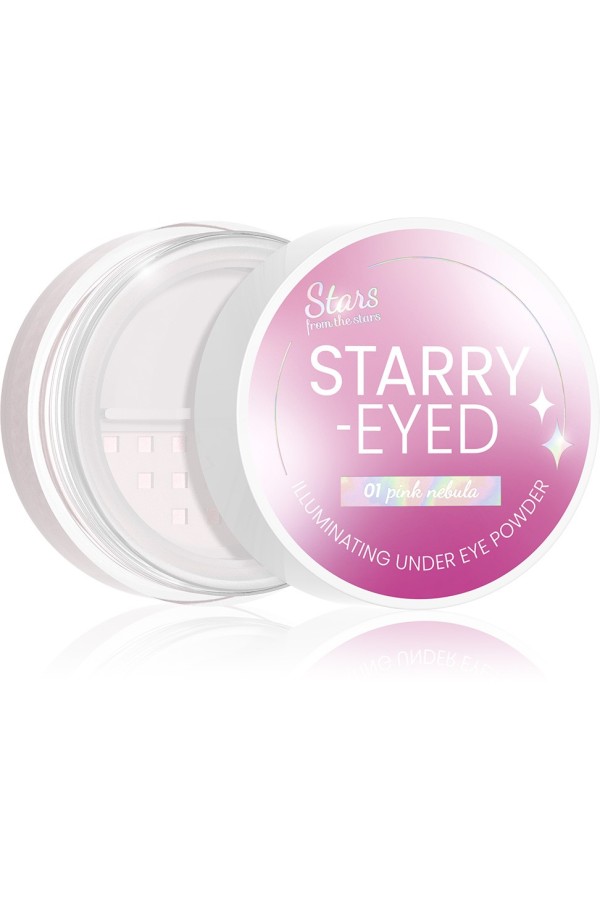 Stars from the Stars Rozświetlający puder pod oczy Starry-Eyed 01 Pink Nebula 6g