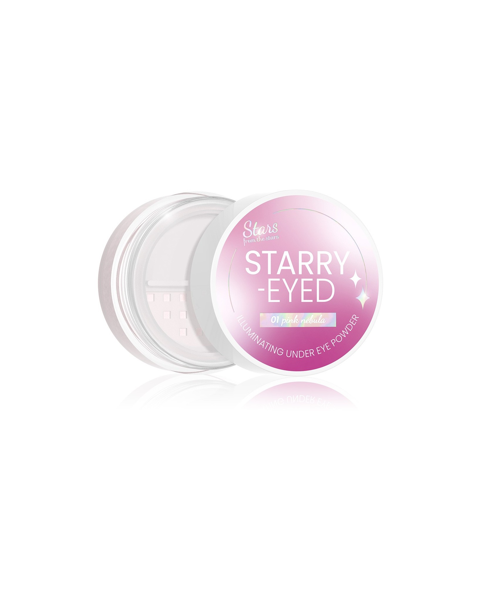 Stars from the Stars Rozświetlający puder pod oczy Starry-Eyed 01 Pink Nebula 6g