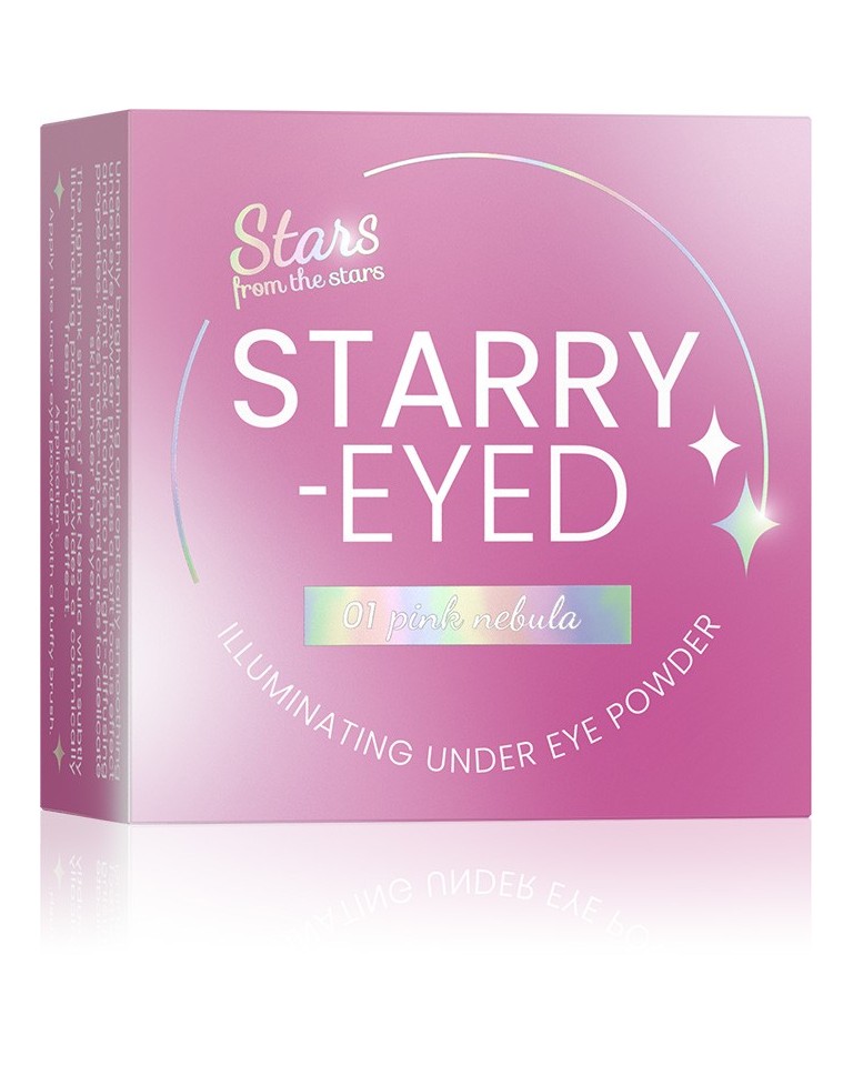 Stars from the Stars Rozświetlający puder pod oczy Starry-Eyed 01 Pink Nebula 6g