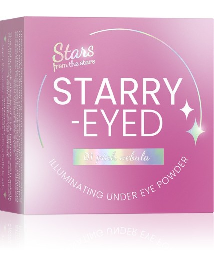 Stars from the Stars Rozświetlający puder pod oczy Starry-Eyed 01 Pink Nebula 6g