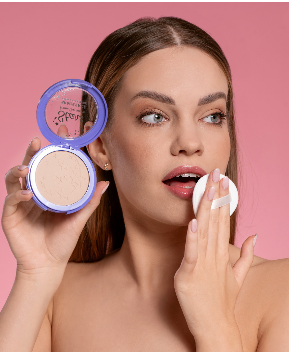 Stars from the Stars Space Face pressed powder Puder prasowany Cosmic Moon nr 01, 9 g