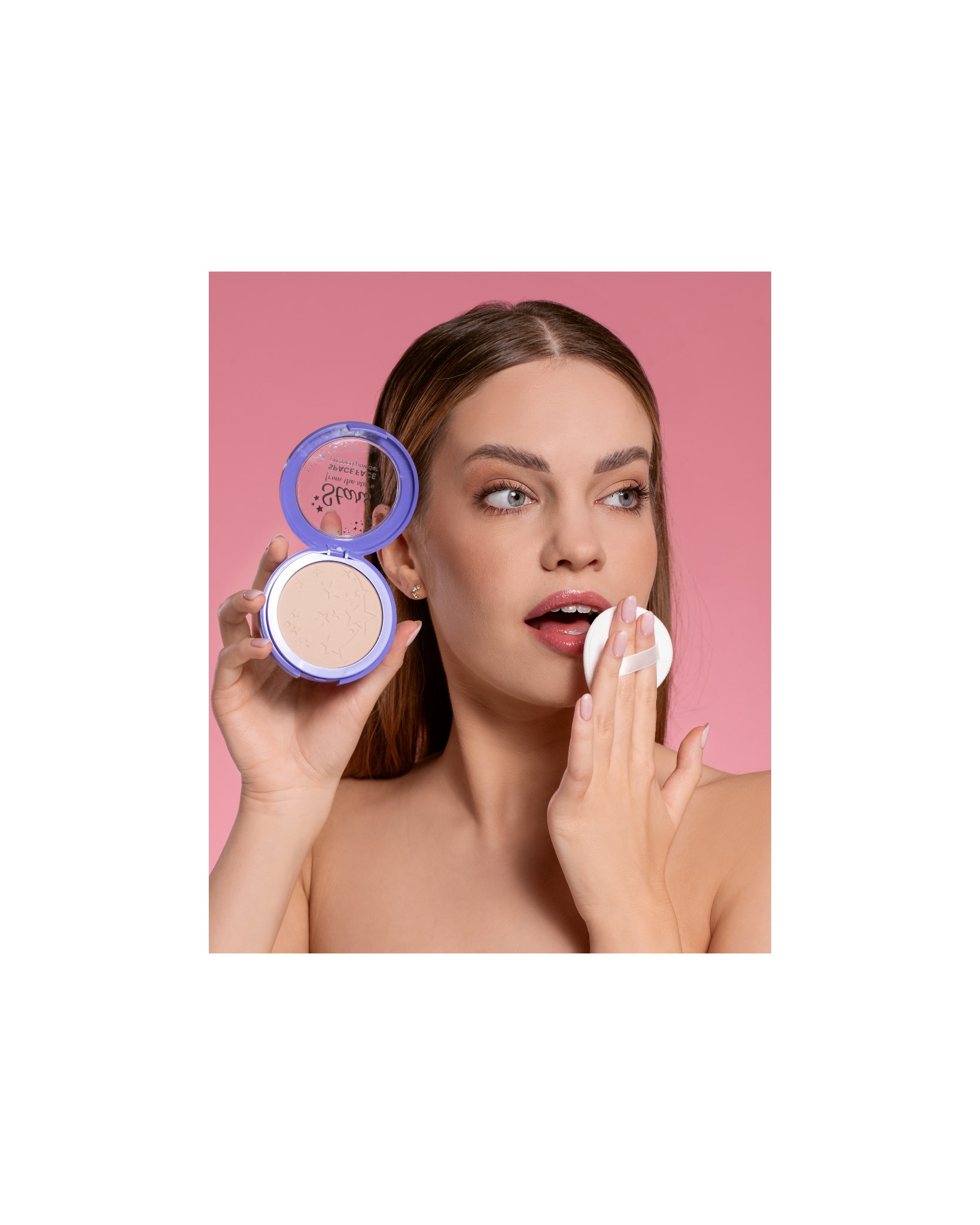 Stars from the Stars Space Face pressed powder Puder prasowany Cosmic Moon nr 01, 9 g