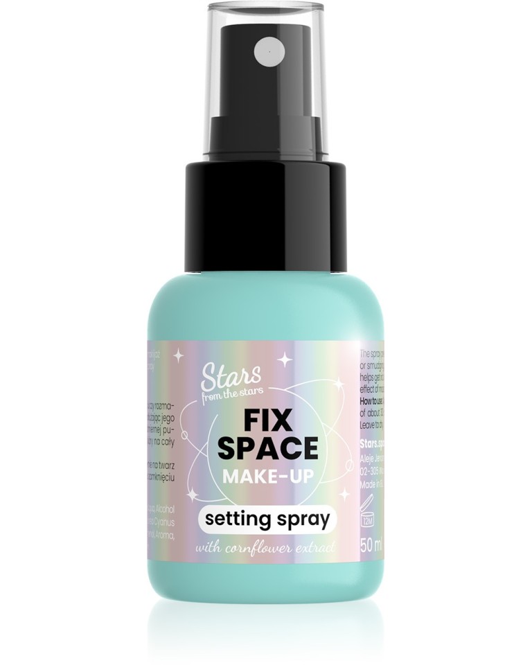 Stars from the stars FIX SPACE nawilżający spray utrwalający makijaż, 50 ml