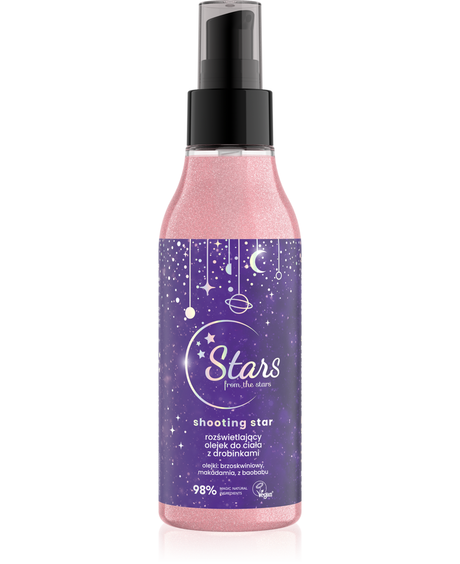 Stars from the Stars Rozświetlający olejek do ciała z drobinkami Shooting Star 150ml