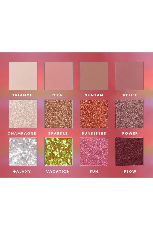 Stars from the Stars Eyeshadow Palette Paleta 12 cieni do powiek Galaxy Sunset, 14,4 g