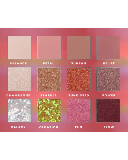 Stars from the Stars Eyeshadow Palette Paleta 12 cieni do powiek Galaxy Sunset, 14,4 g