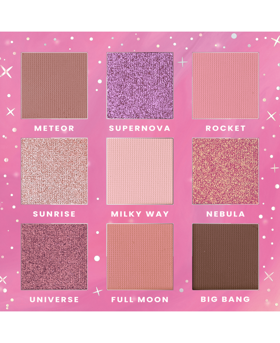 Stars from the Stars Eyeshadow Palette Paleta 9 cieni do powiek Nebula Rose, 10,8 g