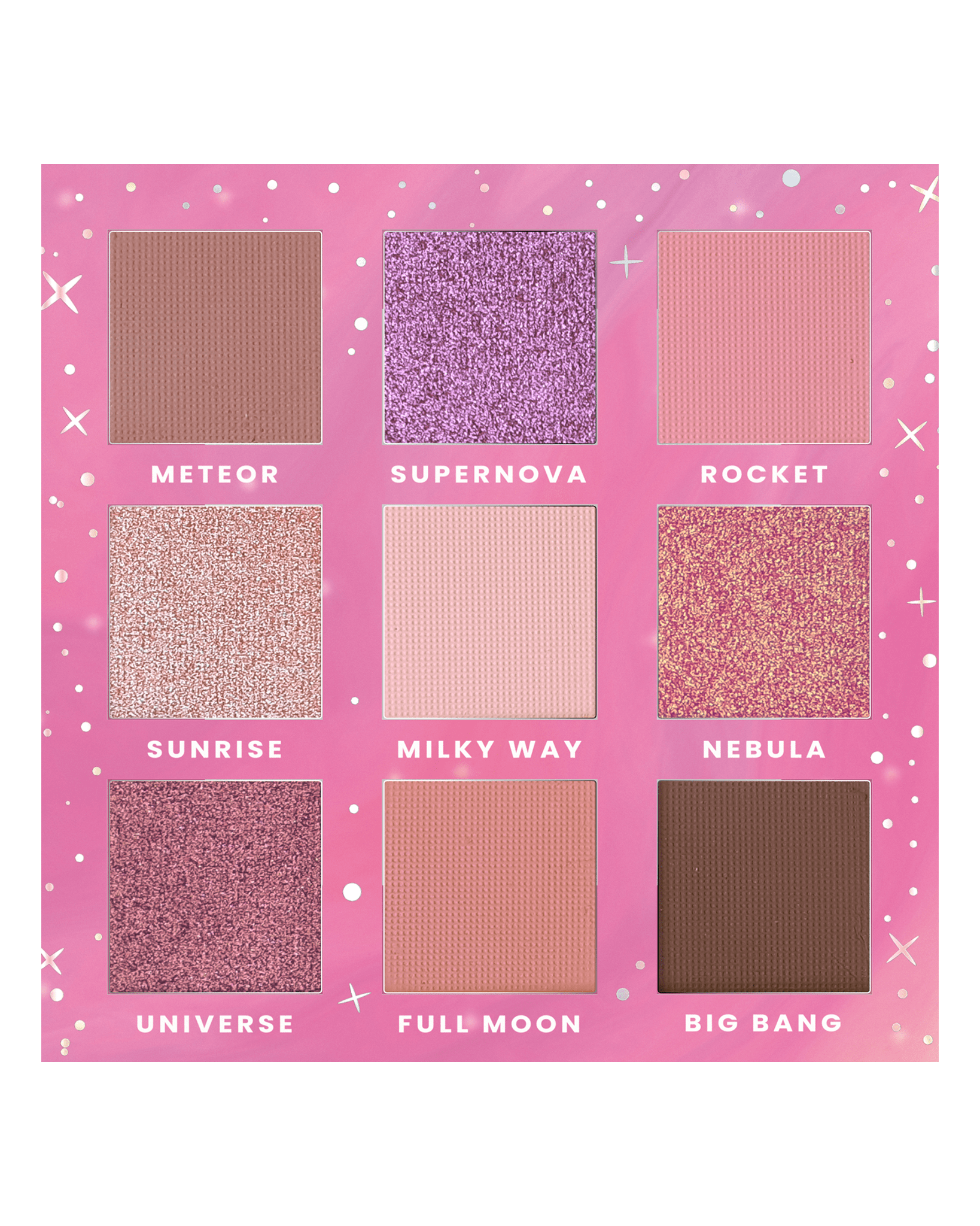 Stars from the Stars Eyeshadow Palette Paleta 9 cieni do powiek Nebula Rose, 10,8 g