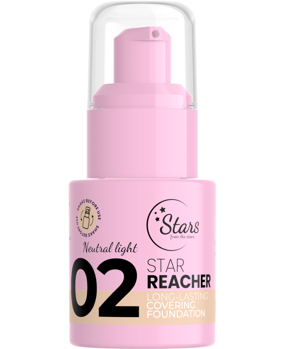 Stars from the stars STAR REACHER Upiększający fluid kryjący 02 Neutral light 20 g