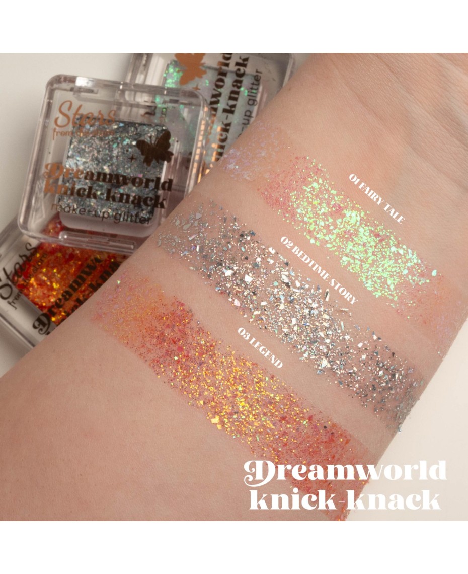 Stars from the stars Dreamworld knick-knack brokat do makijażu 01 Fairy tale, 1,4 g