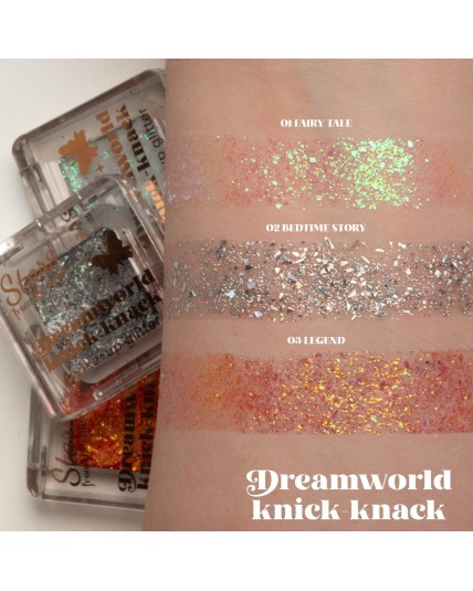 Stars from the stars Dreamworld knick-knack brokat do makijażu 01 Fairy tale, 1,4 g