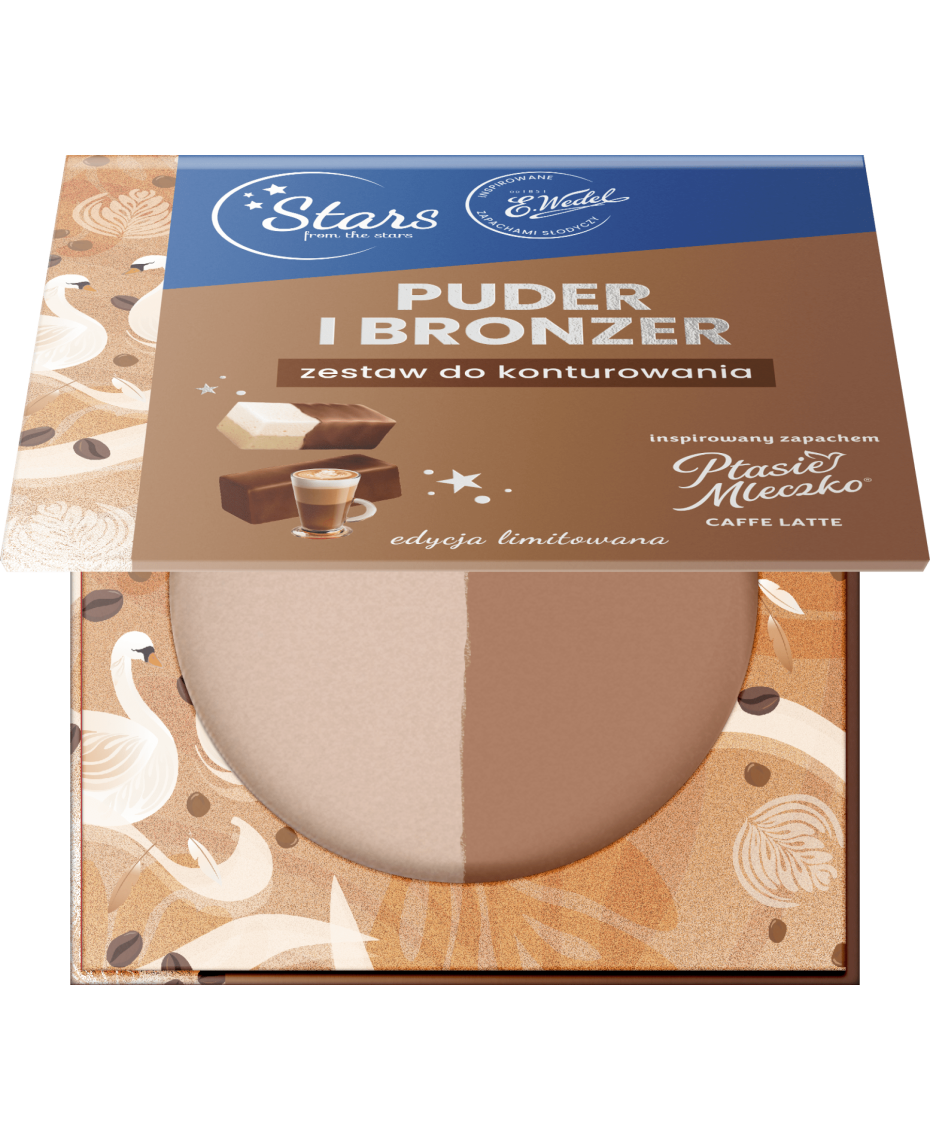 Stars from the stars WEDEL puder i bronzer, zestaw do konturowania, 8 g