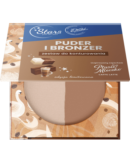 Stars from the stars WEDEL puder i bronzer, zestaw do konturowania, 8 g