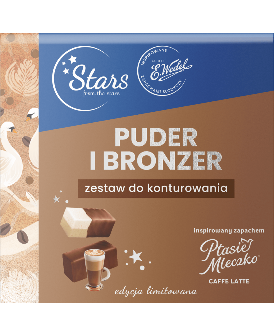 Stars from the stars WEDEL puder i bronzer, zestaw do konturowania, 8 g
