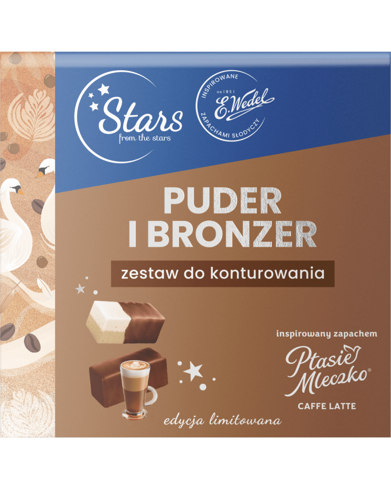 Stars from the stars WEDEL puder i bronzer, zestaw do konturowania, 8 g