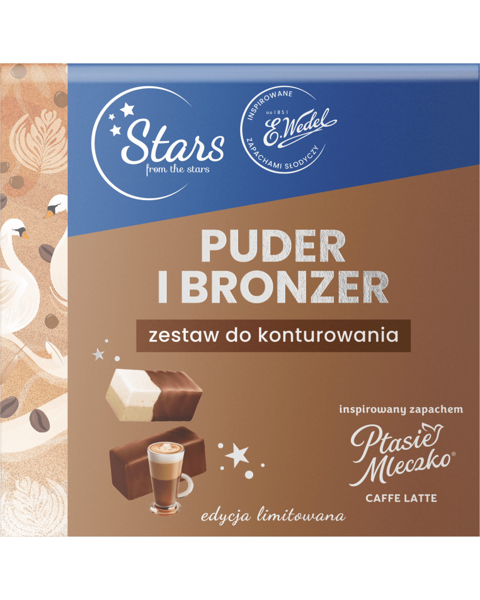 Stars from the stars WEDEL puder i bronzer, zestaw do konturowania, 8 g
