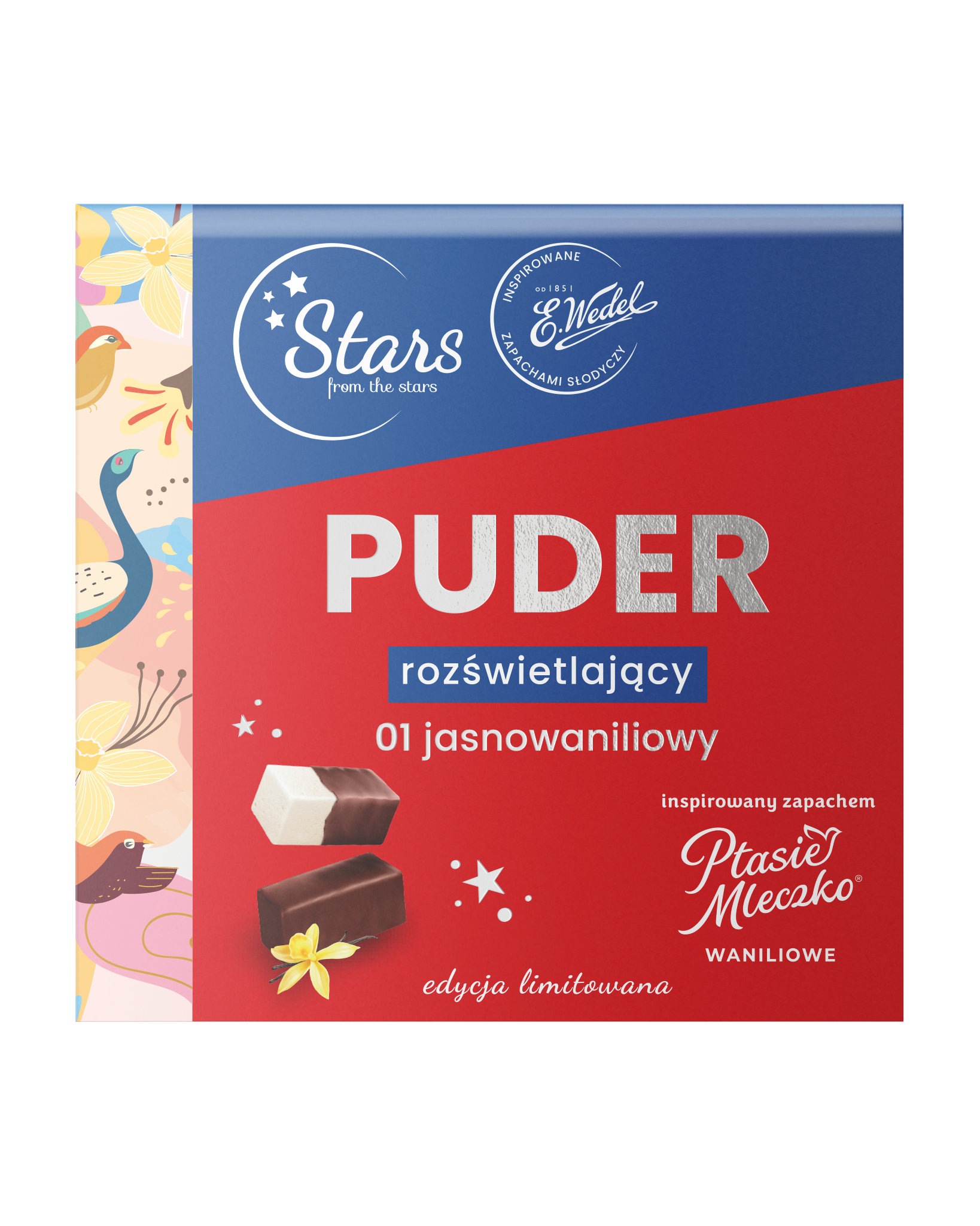 Stars from the stars WEDEL puder rozświetlający 01 jasnowaniliowy, 8 g