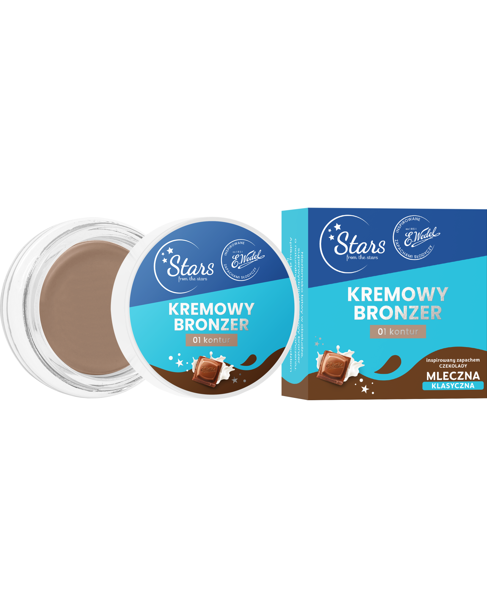 Stars from the stars WEDEL kremowy bronzer 01 kontur, 10 g