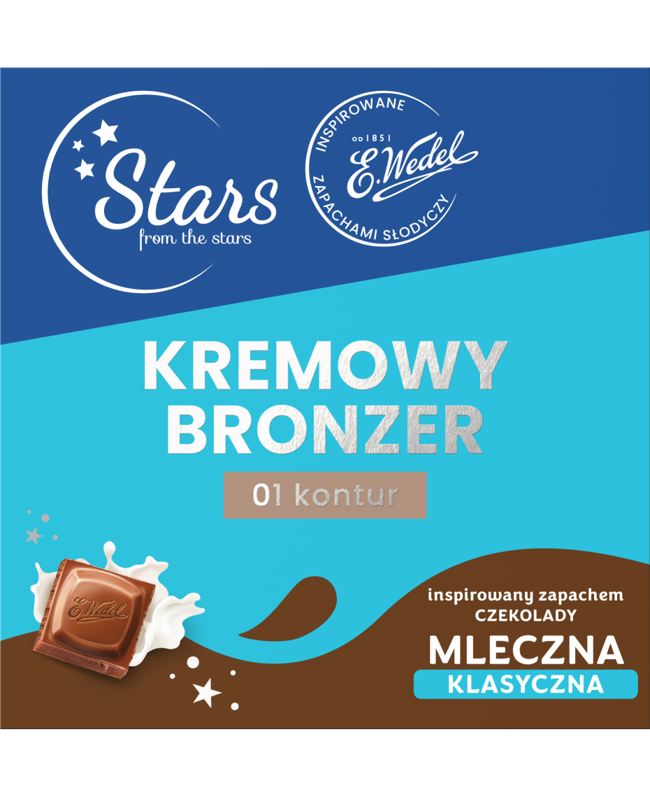 Stars from the stars WEDEL kremowy bronzer 01 kontur, 10 g