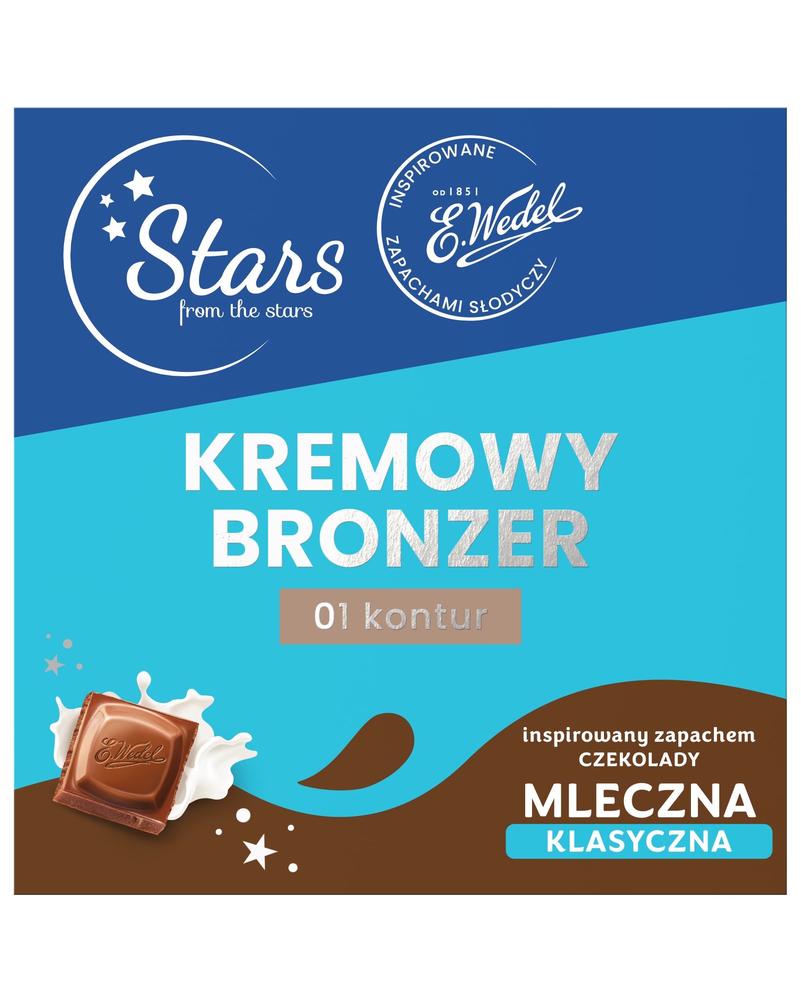 Stars from the stars WEDEL kremowy bronzer 01 kontur, 10 g