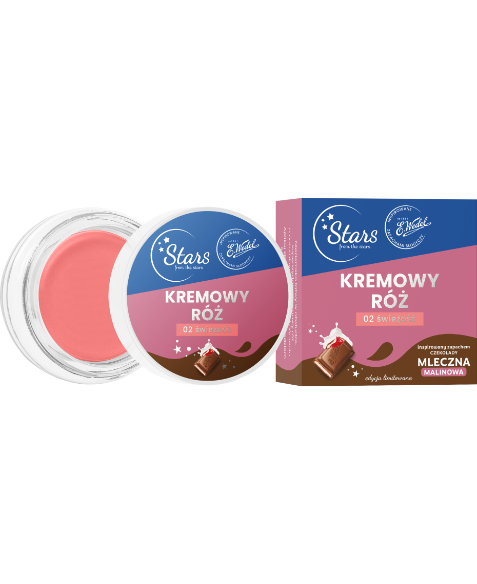 Stars from the stars WEDEL kremowy róż 02 świeżość, 10 g
