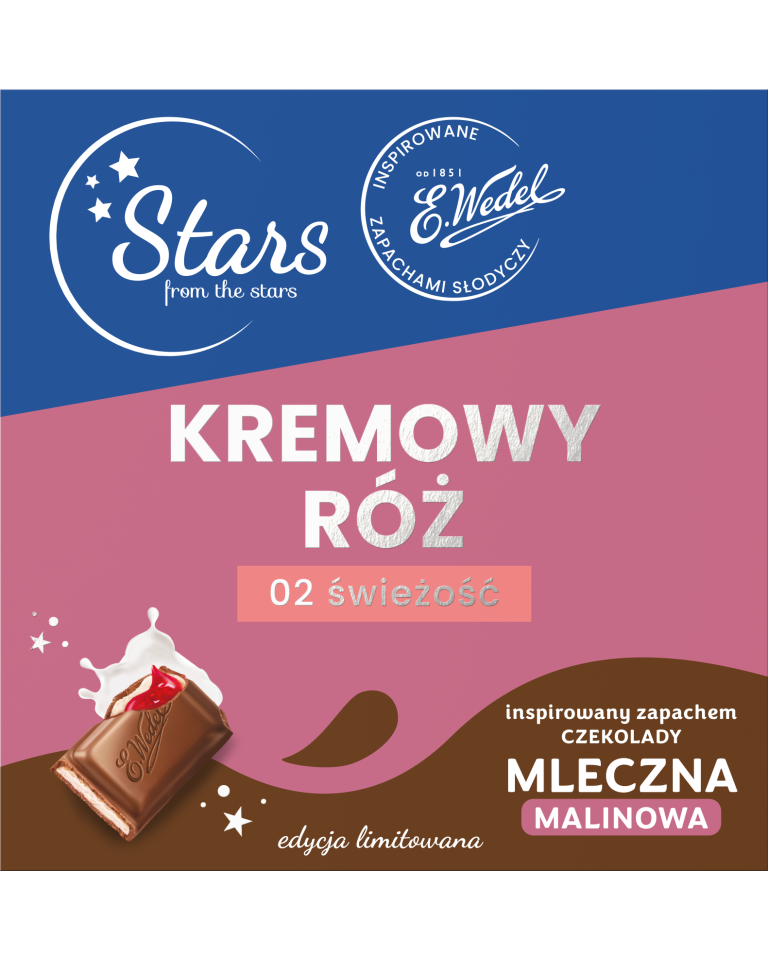 Stars from the stars WEDEL kremowy róż 02 świeżość, 10 g