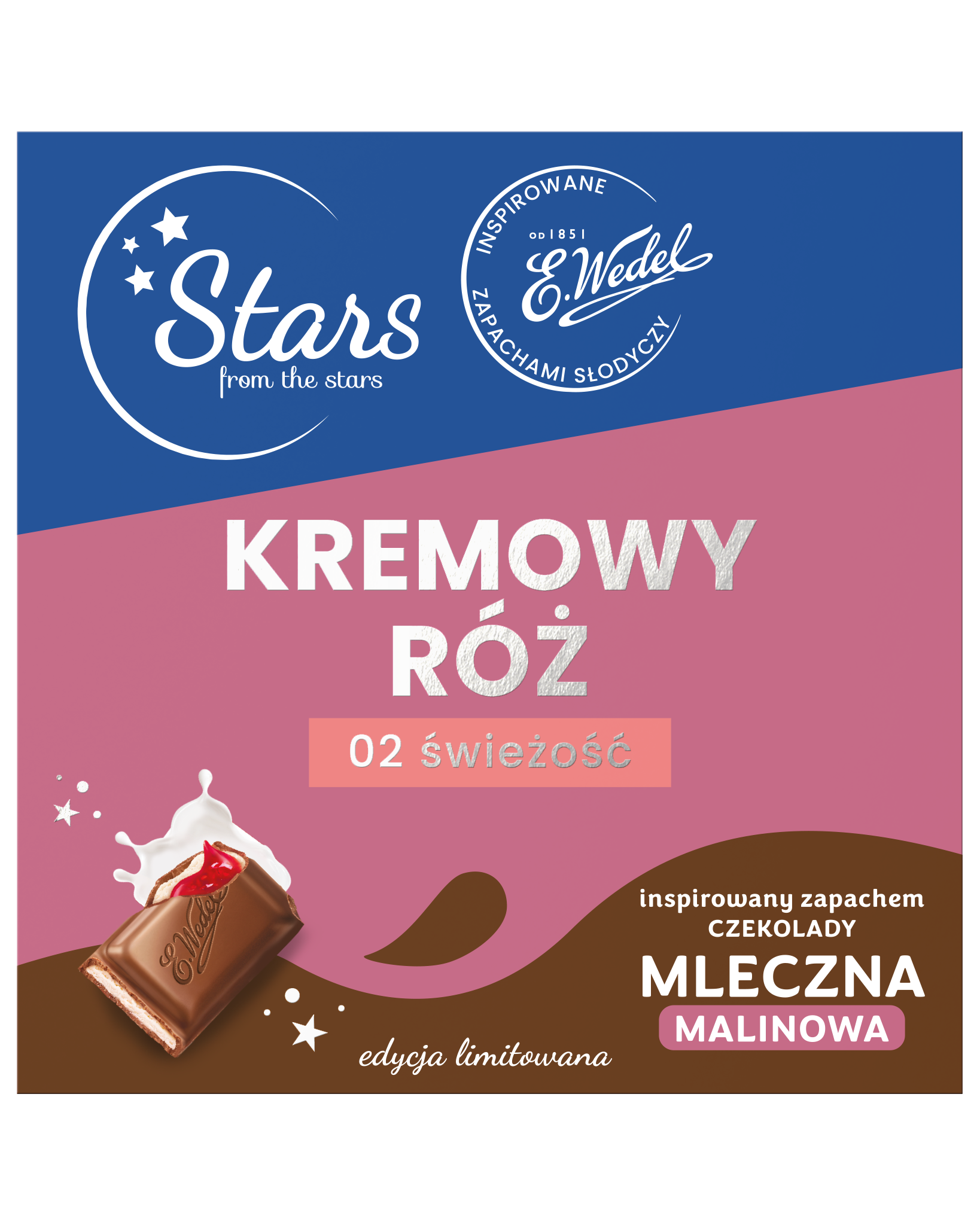 Stars from the stars WEDEL kremowy róż 02 świeżość, 10 g