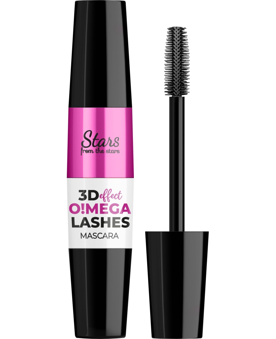 Stars from the stars O!MEGA LASHES tusz do rzęs zwiększający objętość, 12 g