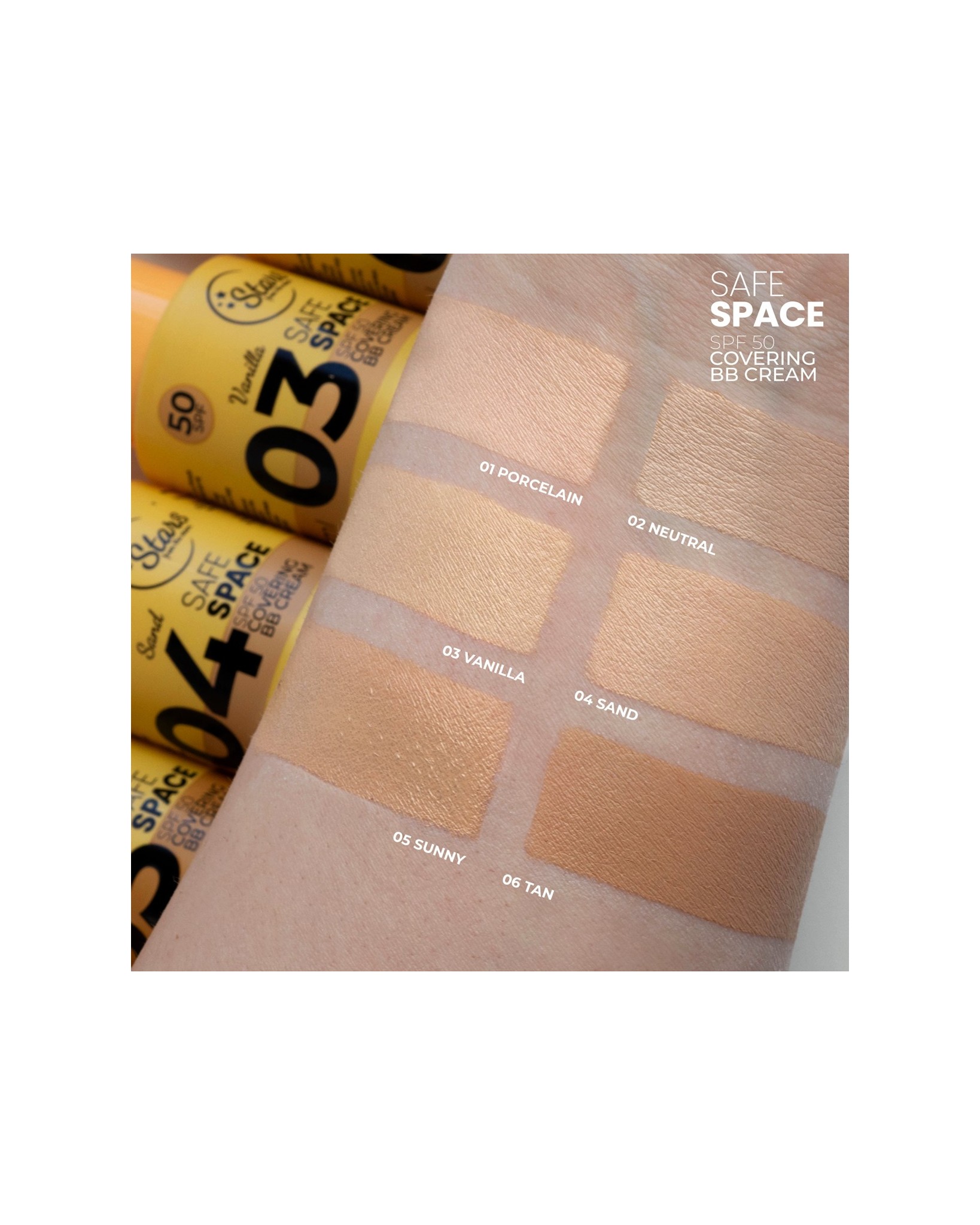 Stars from the stars SAFE SPACE kryjący krem BB 04 Sand 20 ml