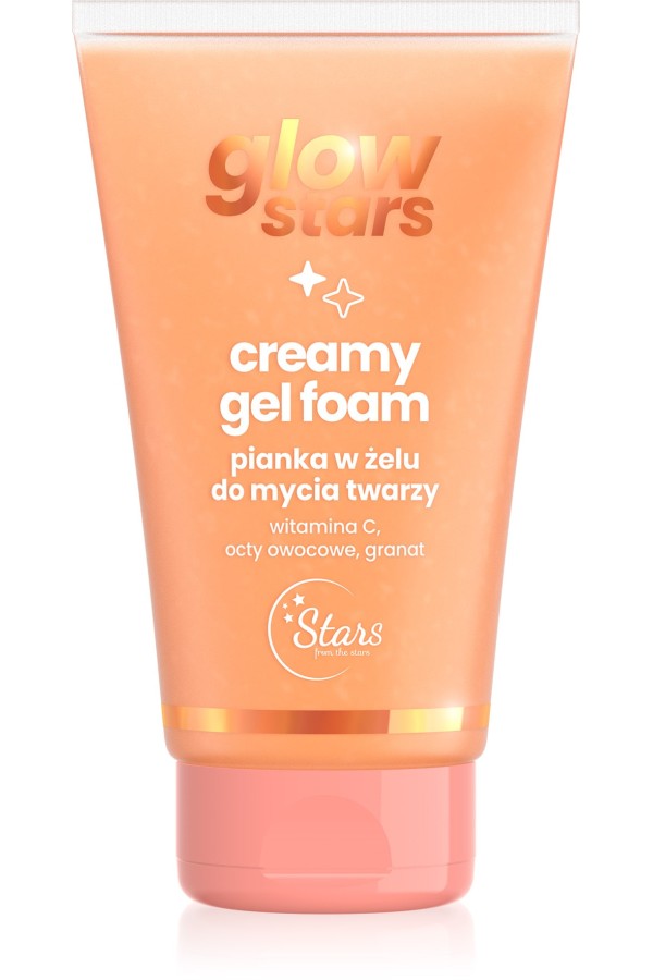 Stars from the stars Glow stars Creamy gel foam Pianka w żelu do mycia twarzy 150 ml