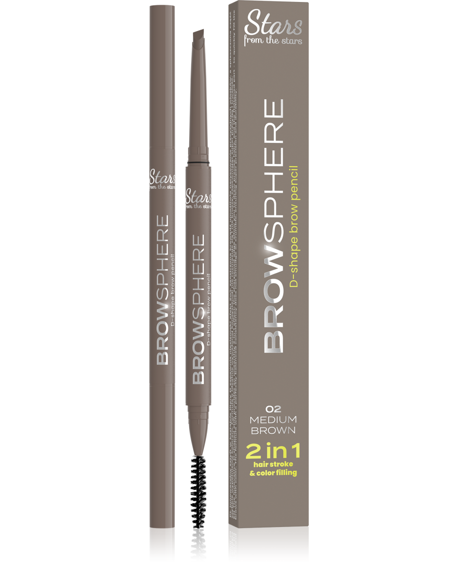 Stars from the stars BROWSPHERE kredka do brwi 02 Medium brown, 0,14 g