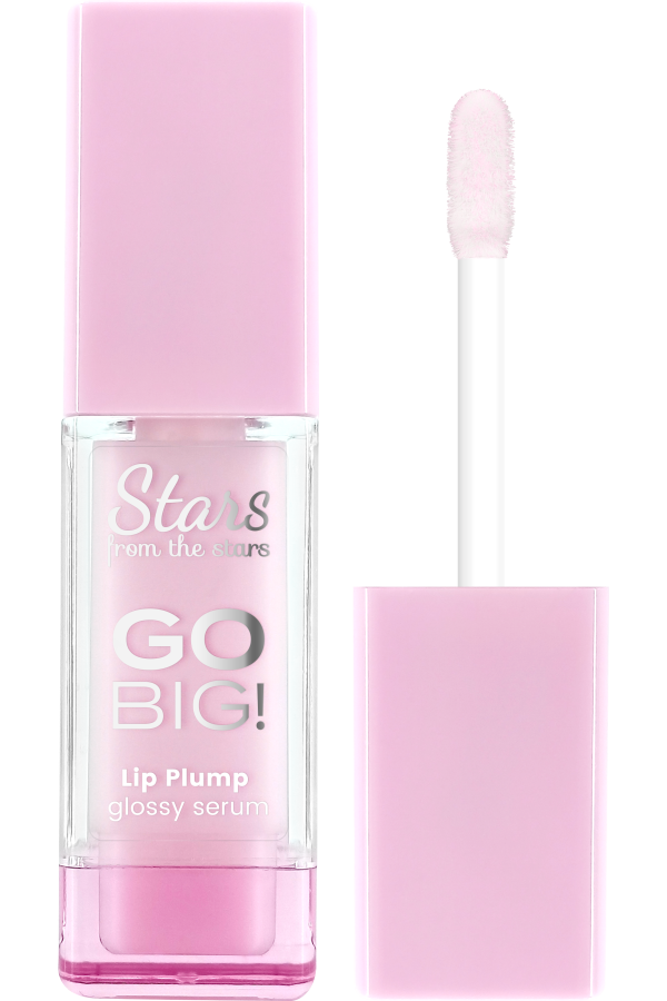 Stars from the stars GO BIG! błyszczyk serum powiększające usta 01 soft pink, 8 g