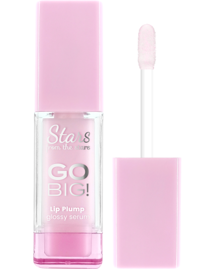 Stars from the stars GO BIG! błyszczyk serum powiększające usta 01 soft pink, 8 g
