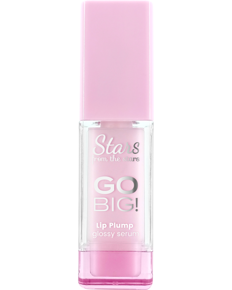 Stars from the stars GO BIG! błyszczyk serum powiększające usta 01 soft pink, 8 g