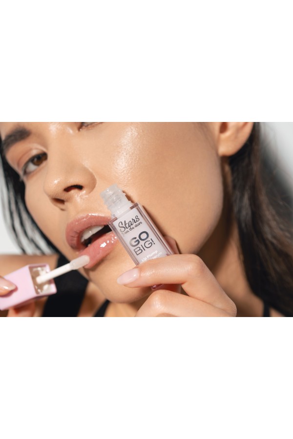 Stars from the stars GO BIG! błyszczyk serum powiększające usta 01 soft pink, 8 g
