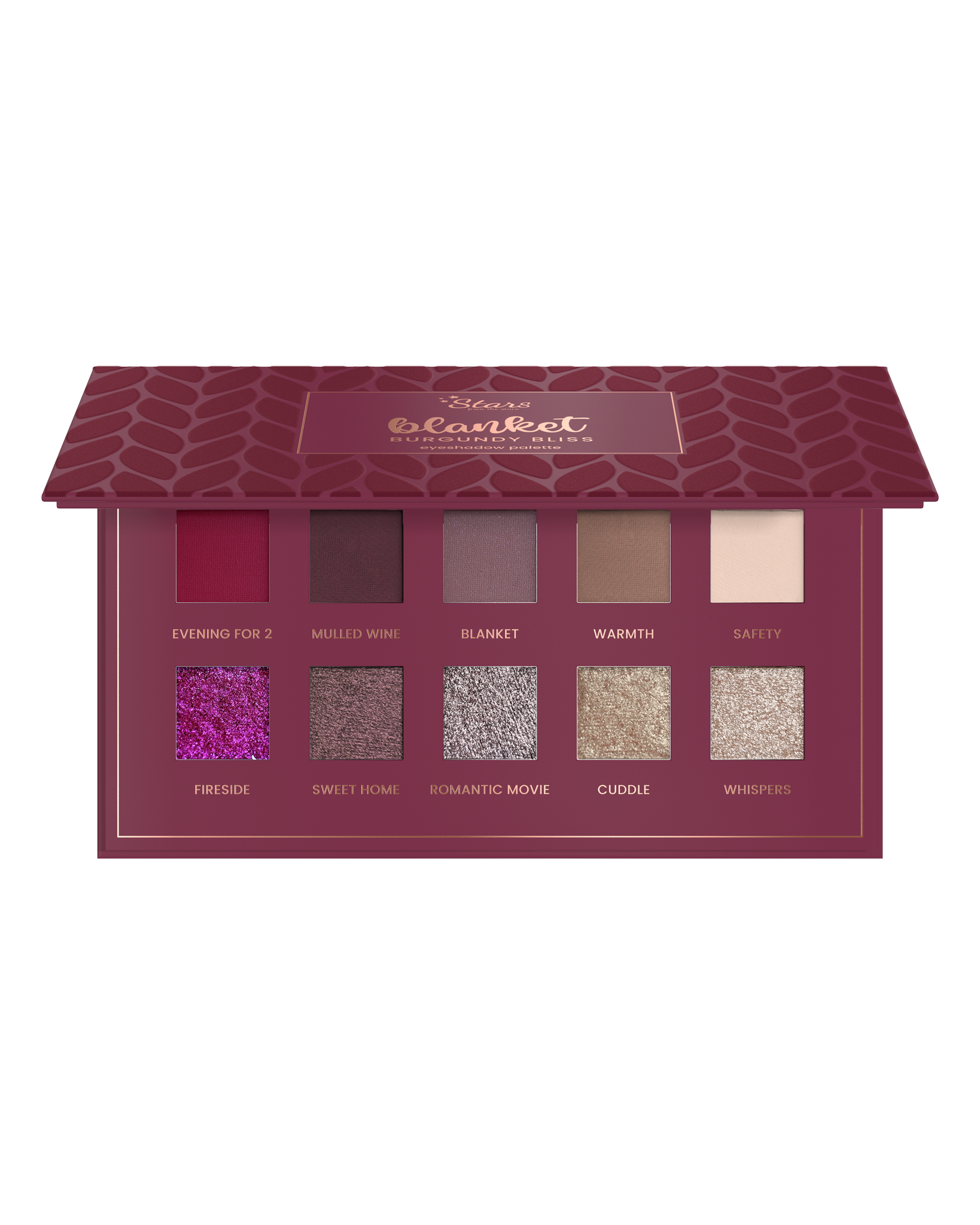 Stars from the stars BLANKET paleta cieni Burgundy Bliss, 10 g