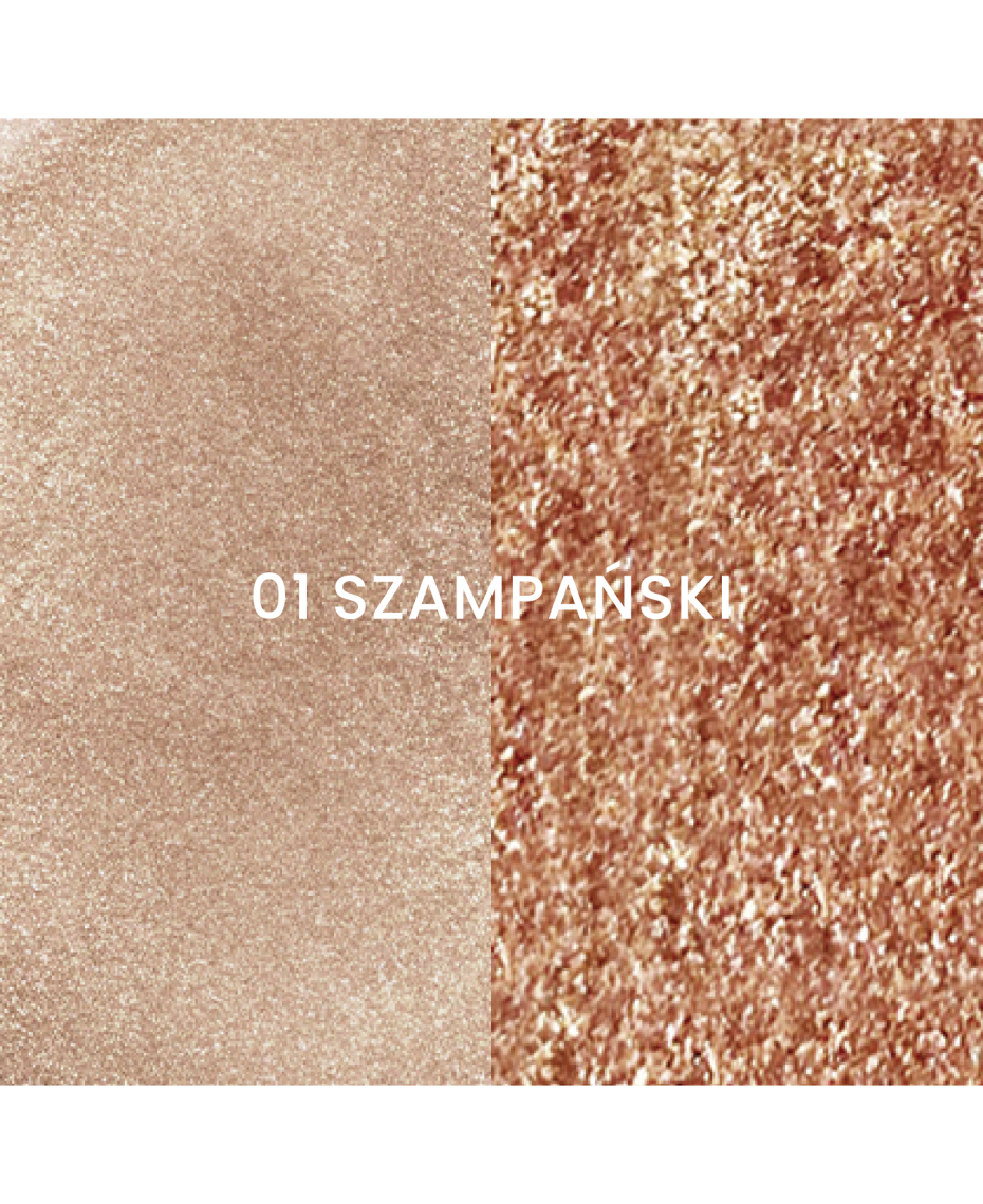Stars from the stars WEDEL NADZIANA 2w1 Cień do powiek 01 szampański, 1,5 g + 2,6 g