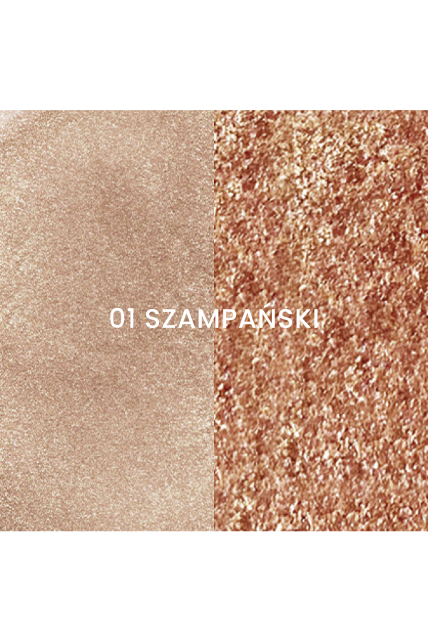Stars from the stars WEDEL NADZIANA 2w1 Cień do powiek 01 szampański, 1,5 g + 2,6 g