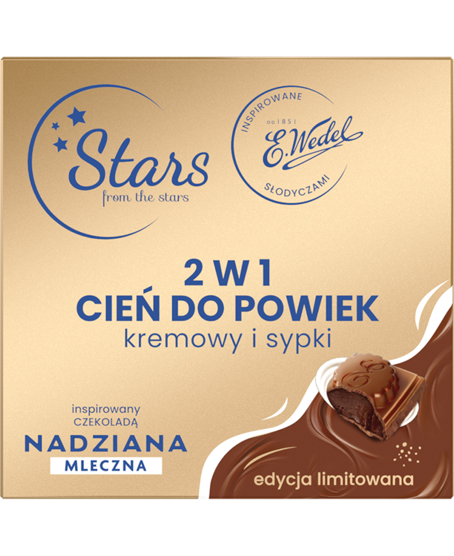 Stars from the stars WEDEL NADZIANA 2w1 Cień do powiek 01 szampański, 1,5 g + 2,6 g