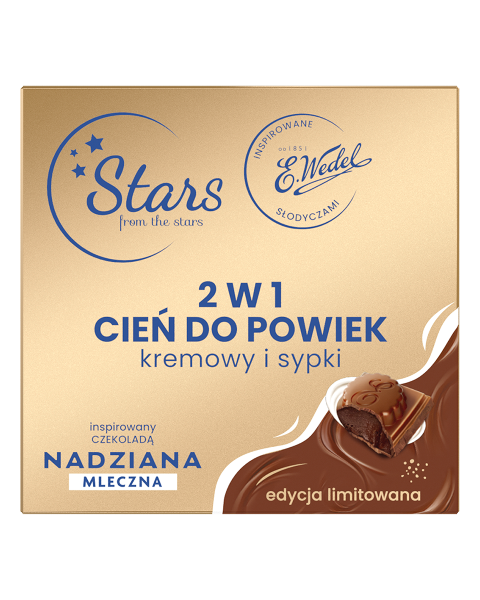 Stars from the stars WEDEL NADZIANA 2w1 Cień do powiek 01 szampański, 1,5 g + 2,6 g